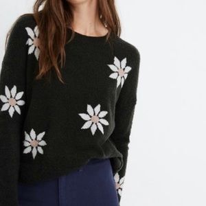 Madewell flower sweater